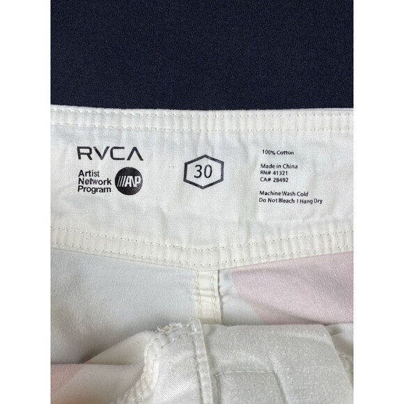 RVCA MENS ARTIST NETWORK PROGRAM POLKA DOT SWIM TRUNKS BOARD SHORTS SIZE 30 - Picture 4 of 16